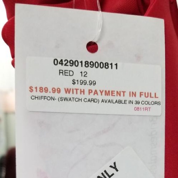 NWT. Fun Red Dance/Prom Dress - Picture 2 of 5